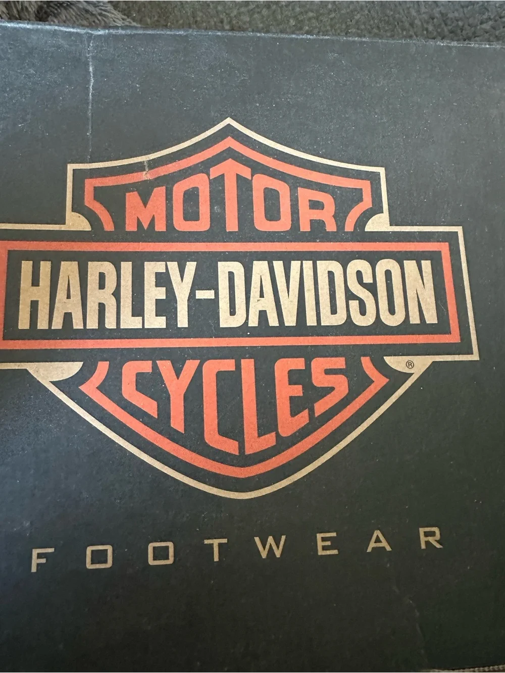 Harley-Davidson Black Lace-Up Leather Work Boots - Picture 5 of 6